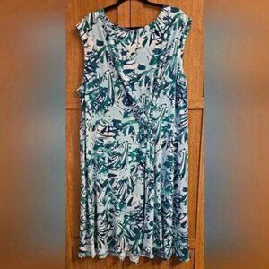 Lane Bryant Floral Sleeveless Dress PLUS SIZE (26/28)